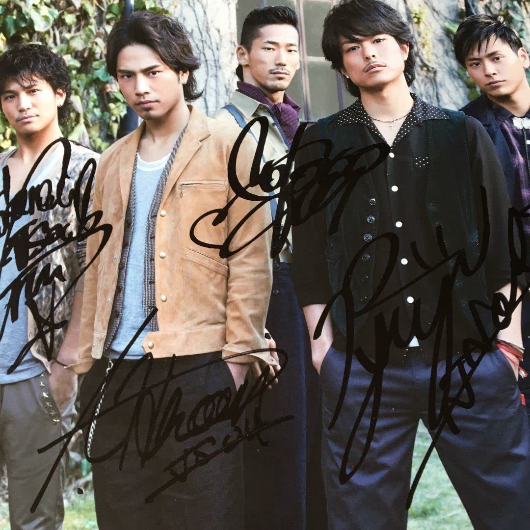 三代目 J Soul Brothers 直筆サインポスター 三代目 J Soul Brothersの全員の自筆サイン入りポスター